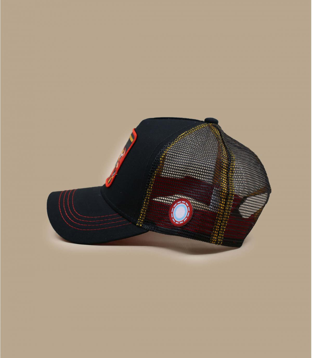 black Iron Man trucker